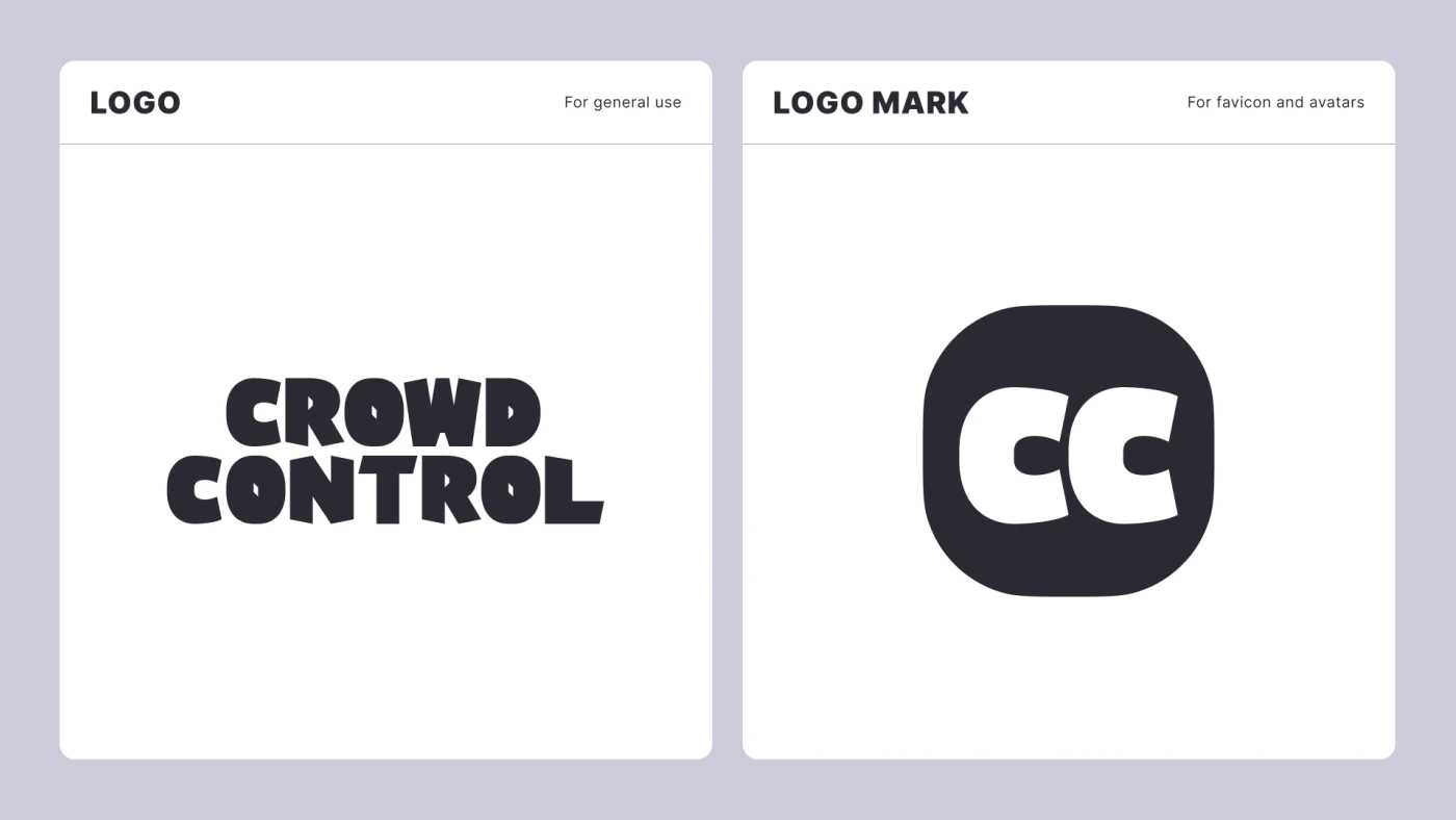 The wordmark and compact mark were part of the launch identity.
